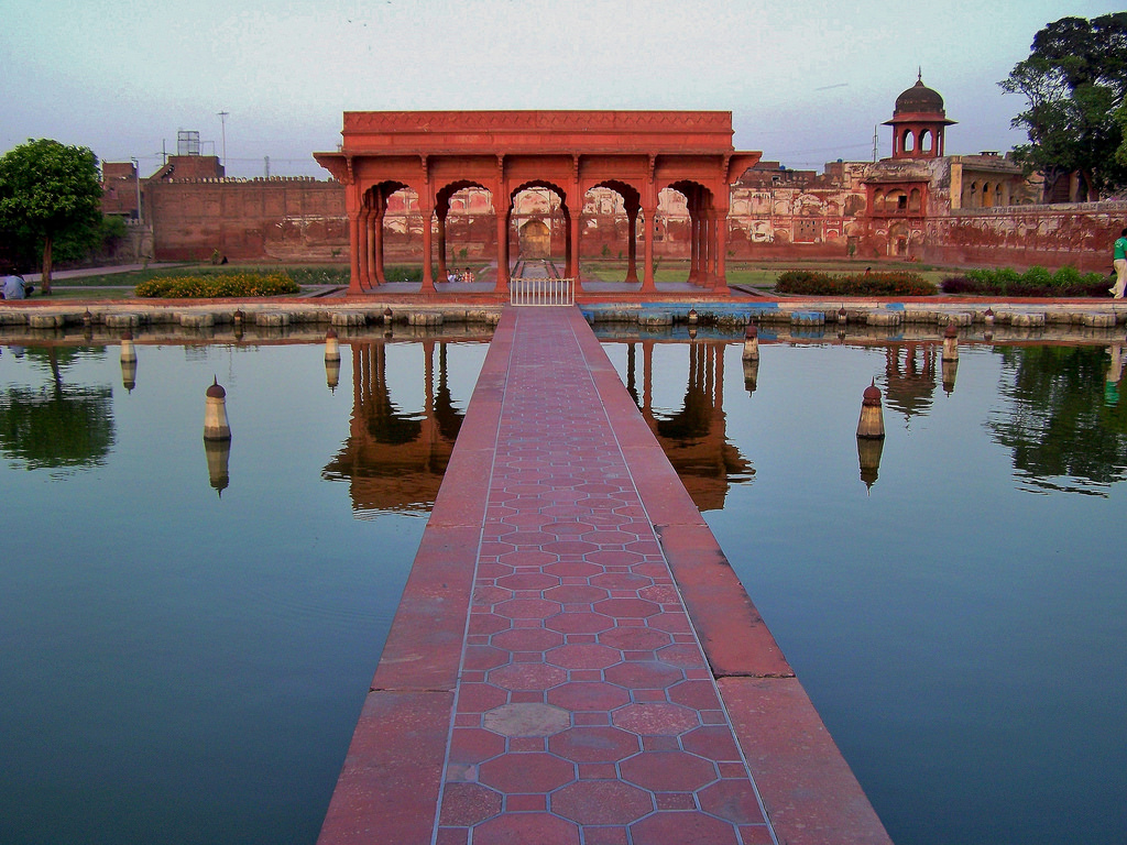 The Shalimar Gardens, constructed by Shah Jaha