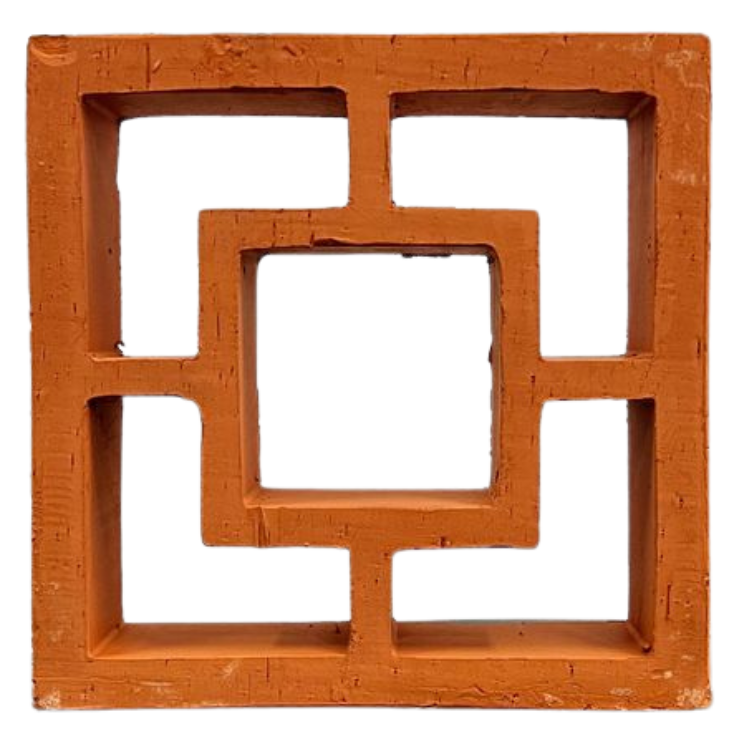 Terracotta Jali Square clay jali pakistan fo rhome decor jali